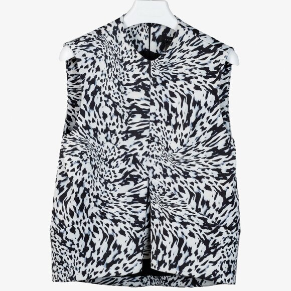 Ellery Zebra Print Vest - Picture 1 of 10